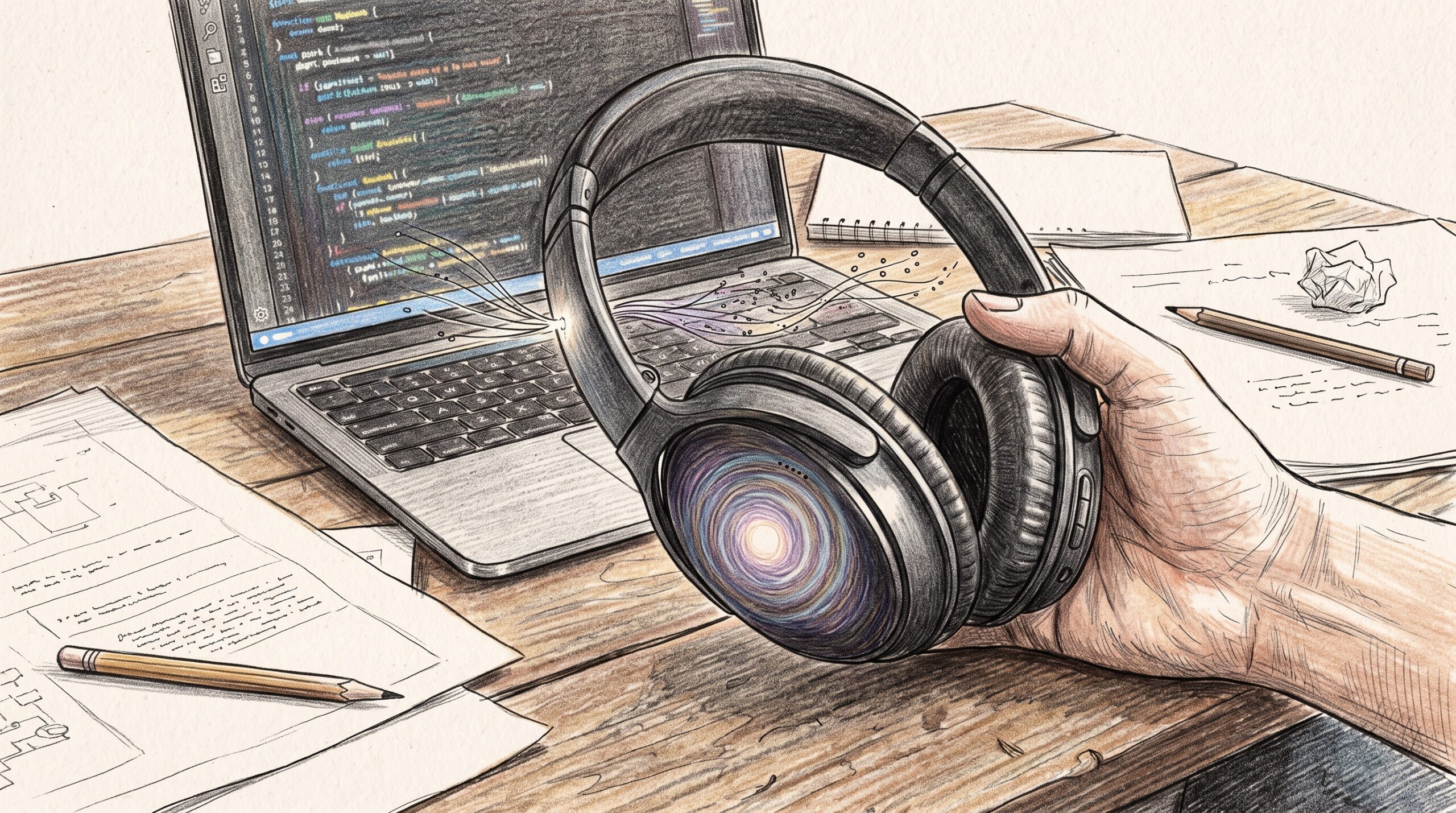 Headphones that switch themselves off